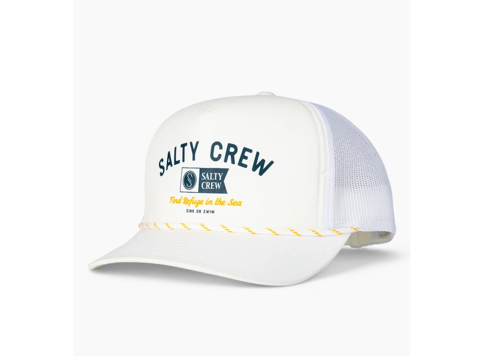 SALTY CREW SURF CLUB TRUCKER WHITE