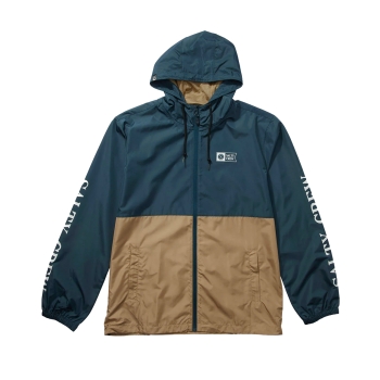 SALTY CREW SURFACE WINDBREAKER JACKET NAVY STRAW