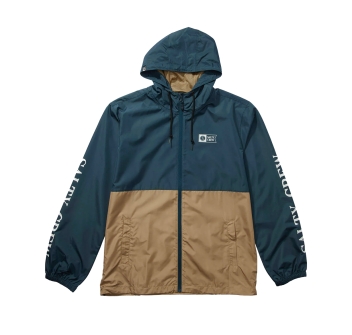 SALTY CREW SURFACE WINDBREAKER JACKET NAVY STRAW