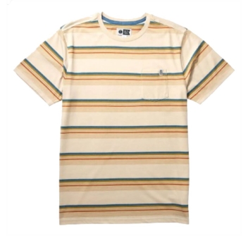 SALTY CREW T-SHIRT LINE UP SHORT SLEEVE KNIT OFF WHITE 