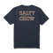 SALTY CREW T-SHIRT OFFSET SHORT SLEEVE NAVY