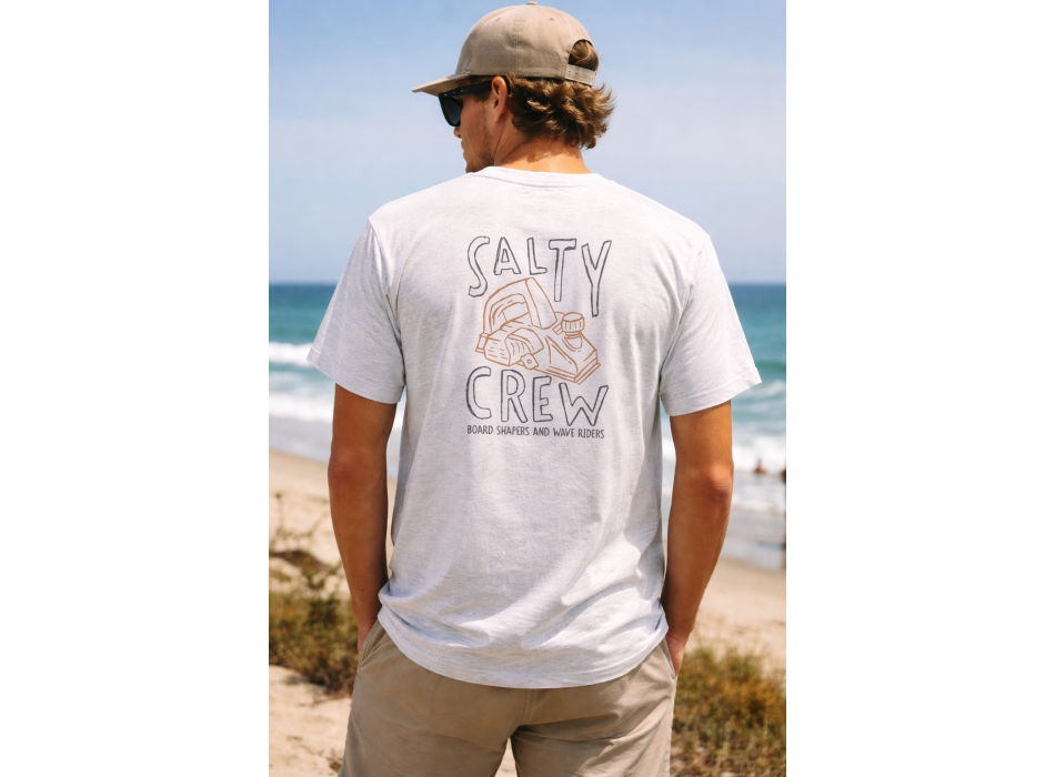 SALTY CREW T-SHIRT SHAPER CLASSIC WHITE