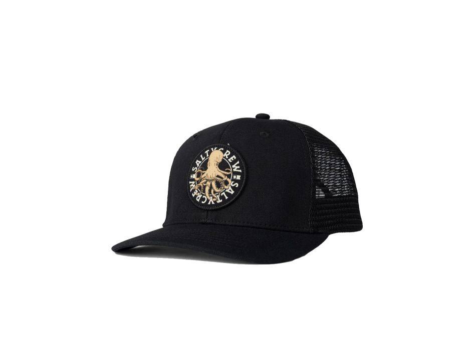 SALTY CREW TENTACLES RETRO TRUCKER BLACK
