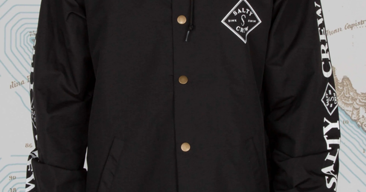 Salty crew tippet snap jacket top