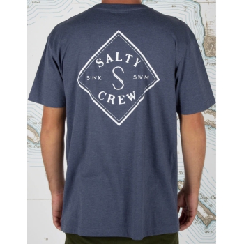 SALTY CREW TIPPET HARBOR HEATHER PREMIUM TEE