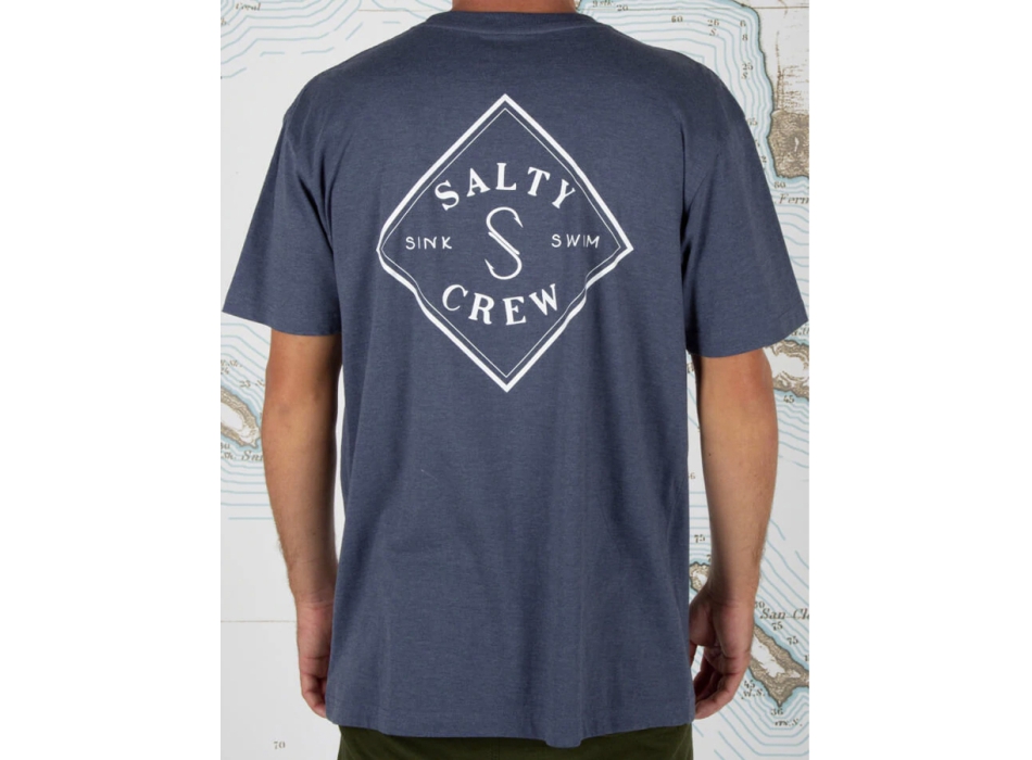 SALTY CREW TIPPET HARBOR HEATHER PREMIUM TEE