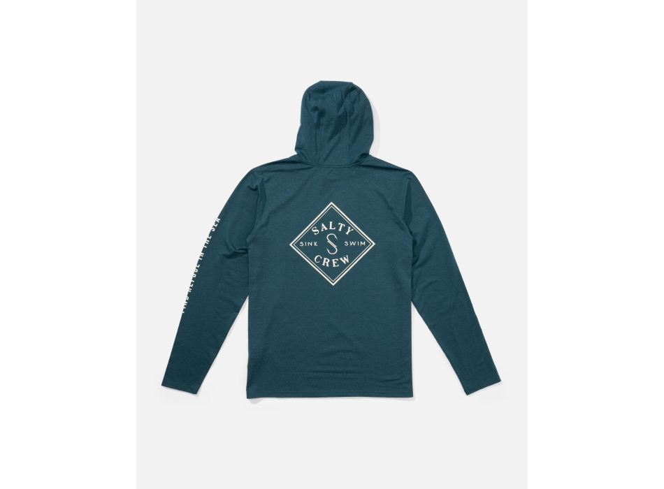 SALTY CREW TIPPET HOOD TECH SUNSHIRT UPF 50+ HYDRO