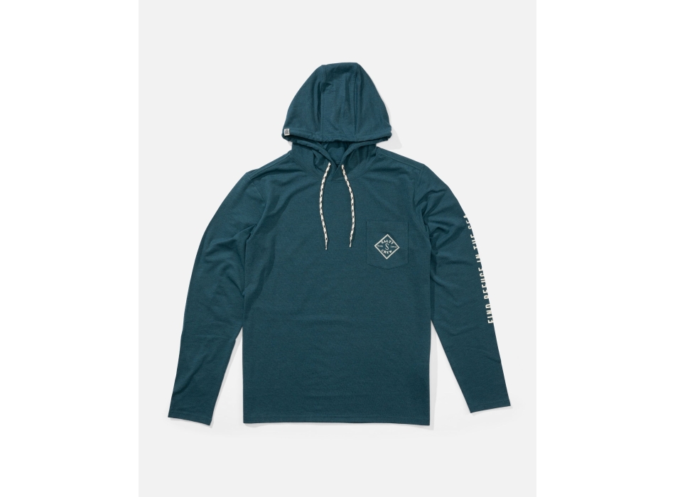 SALTY CREW TIPPET HOOD TECH SUNSHIRT UPF 50+ HYDRO