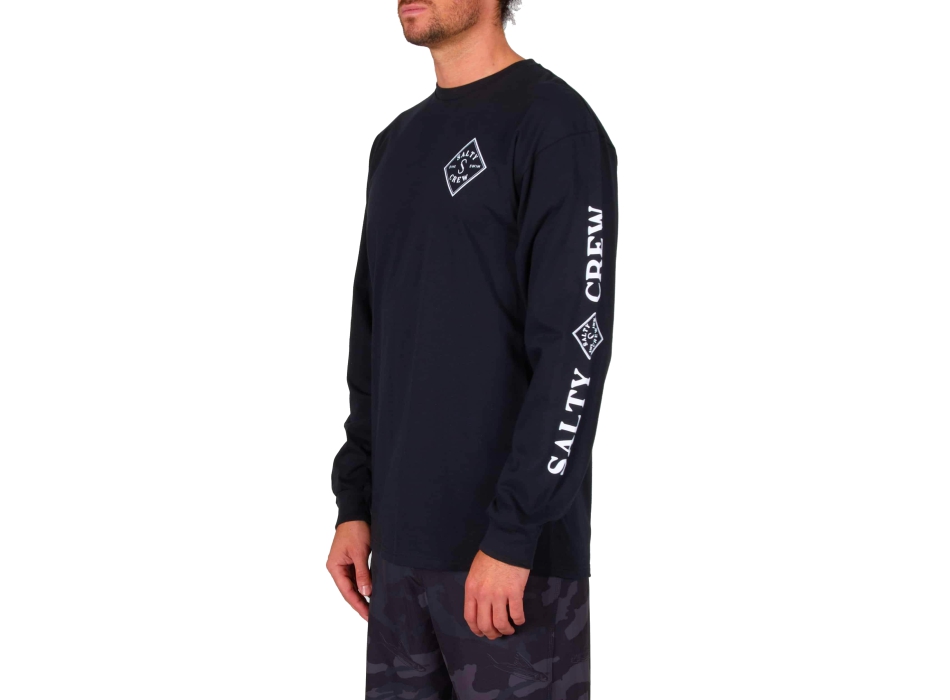 SALTY CREW TIPPET PREMIUM LONG SLEEVE BLACK