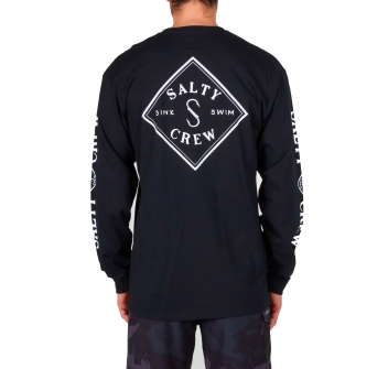 SALTY CREW TIPPET PREMIUM LONG SLEEVE BLACK