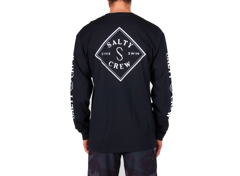 SALTY CREW TIPPET PREMIUM LONG SLEEVE BLACK