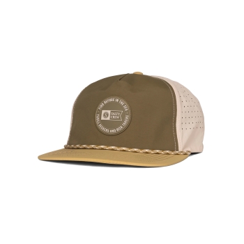 SALTY CREW TOPSHOT SNAPBACK OLIVE GOLD