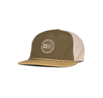 SALTY CREW TOPSHOT SNAPBACK OLIVE GOLD