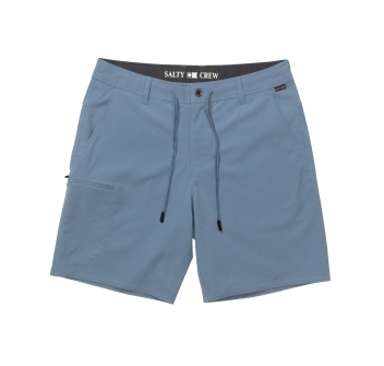 SALTY CREW TRANSOM TECH SHORT 18" PILOT BLUE