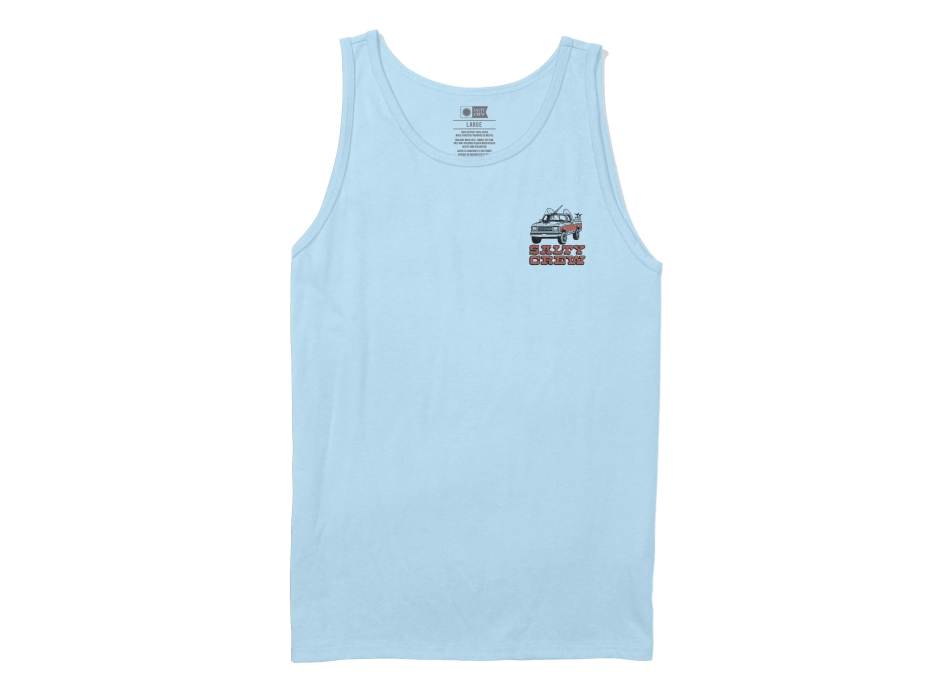 SALTY CREW TRUCK STOP TANK TOP CLEAR SKY