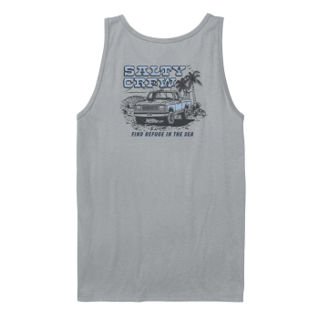 SALTY CREW TRUCK STOP TANK TOP CLEAR SKY