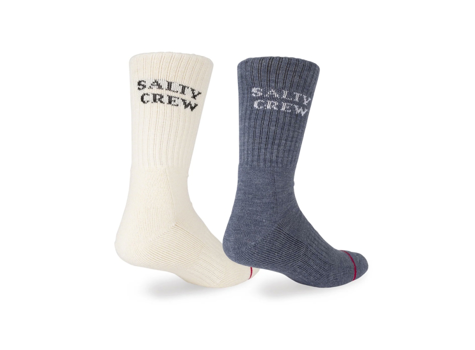 SALTY CREW WOOLY SOCKS 2 PACK SET