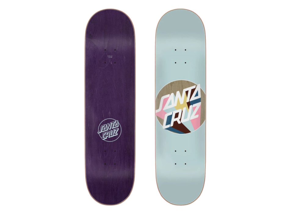 SANTA CRUZ 8.125 DELTA BIRCH SKATEBOARD DECK