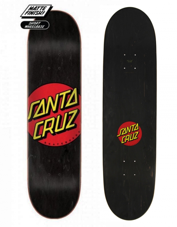 idee badge Scepticisme Santa Cruz Skateboard Classic Dot 8.25" - Skate Shop Online