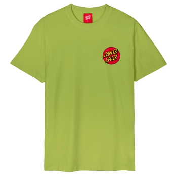 SANTA CRUZ CLASSIC DOT CHEST T-SHIRT APPLE