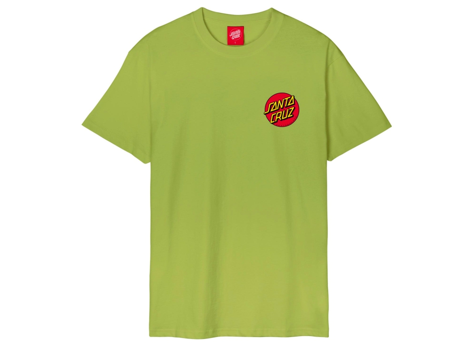 SANTA CRUZ CLASSIC DOT CHEST T-SHIRT APPLE