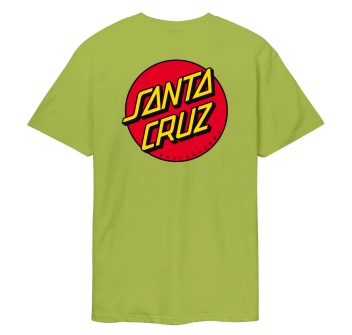 SANTA CRUZ CLASSIC DOT CHEST T-SHIRT APPLE