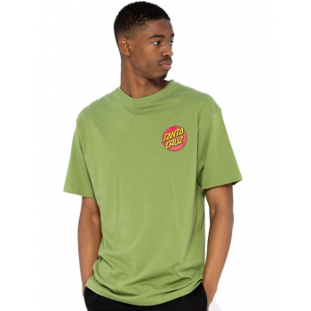 SANTA CRUZ CLASSIC DOT CHEST T-SHIRT BLACK