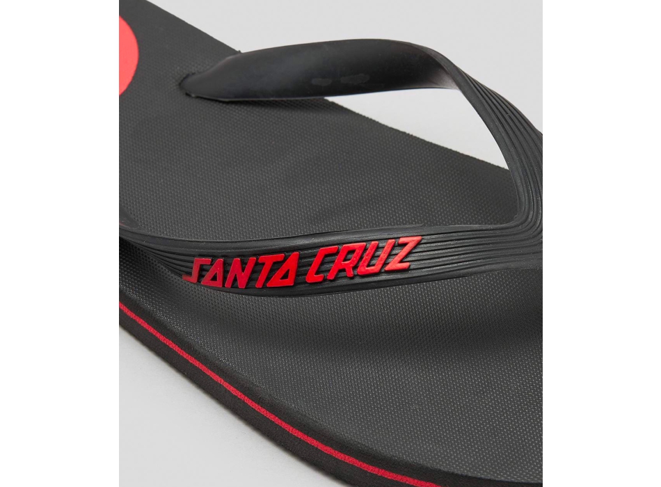 SANTA CRUZ CLASSIC DOT FLIP FLOP BLACK