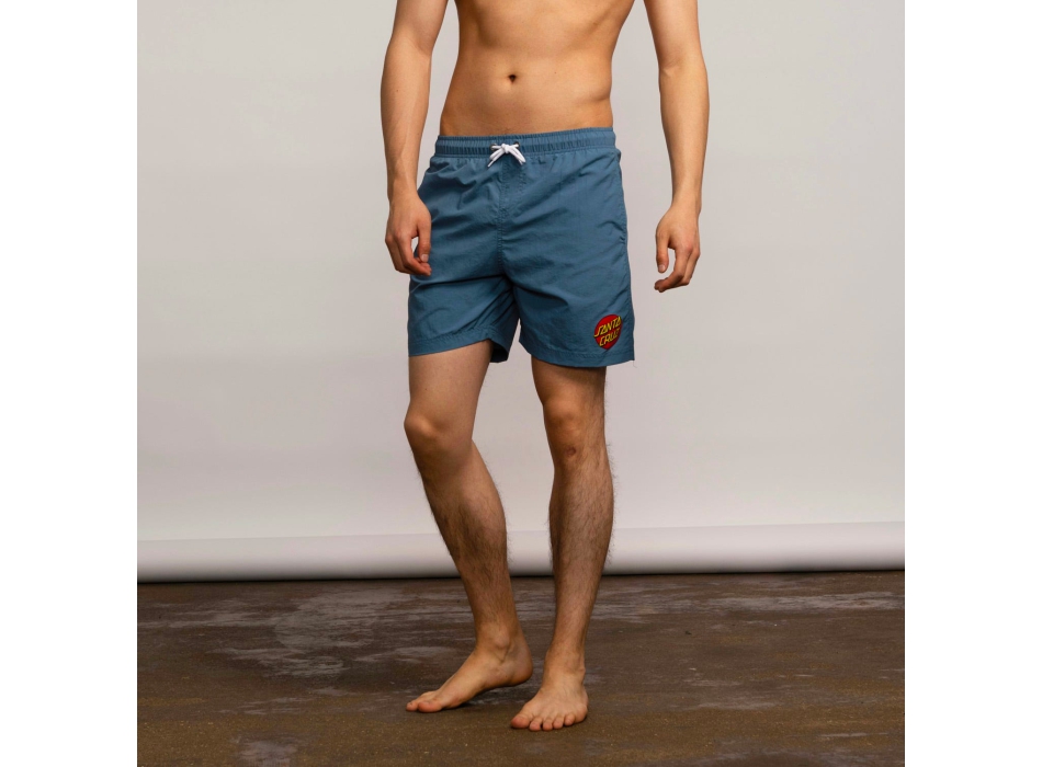 SANTA CRUZ CLASSIC DOT SWIM SHORT 17" DUSTY BLUE
