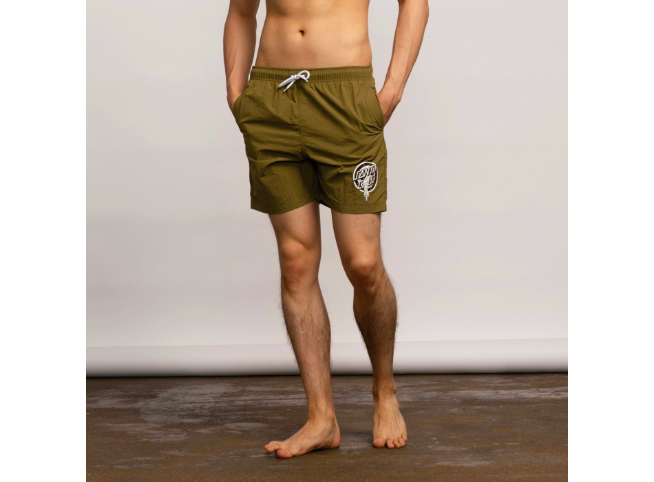 SANTA CRUZ CLASSIC DOT SWIM SHORT 17" BUTTER