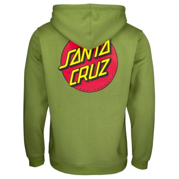 SANTA CRUZ CLASSIC DOT ZIP HOOD DILL GREEN