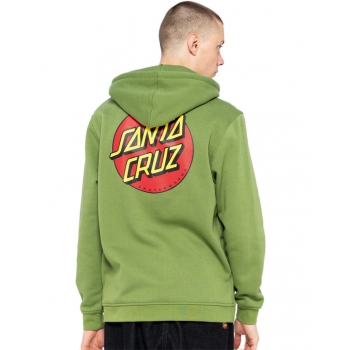 SANTA CRUZ CLASSIC DOT ZIP HOOD DILL GREEN