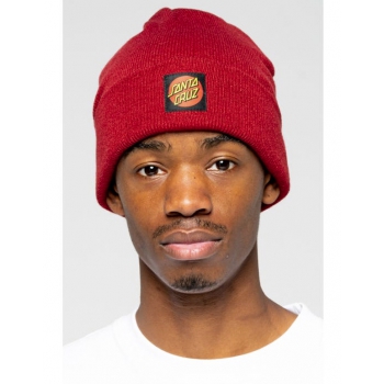 SANTA CRUZ CLASSIC LABEL DOT BEANIE KETCHUP