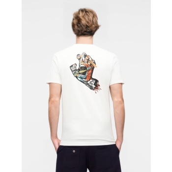SANTA CRUZ COLLAGE HAND T-SHIRT WHITE