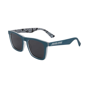 SANTA CRUZ CRUZ SUNGLASSES TEAL BLACK