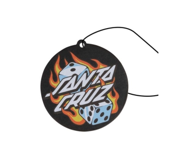 SANTA CRUZ FLAMING DICE AIR FRESHENER