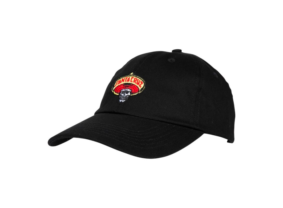 SANTA CRUZ GUZMAN SKULL CAP BLACK