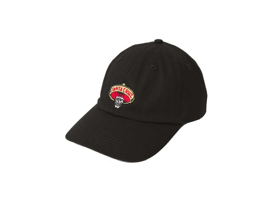 SANTA CRUZ GUZMAN SKULL CAP BLACK