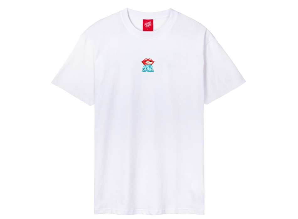 SANTA CRUZ JOHNSON DANGER ZONE 2 T-SHIRT WHITE