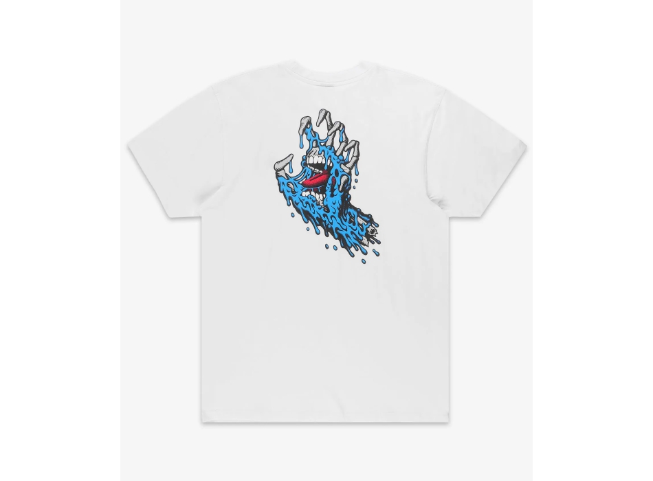 SANTA CRUZ MELTING HAND T-SHIRT WHITE