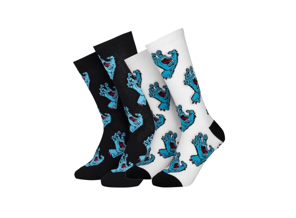 SANTA CRUZ MULTI HAND SOCK 2 PACK