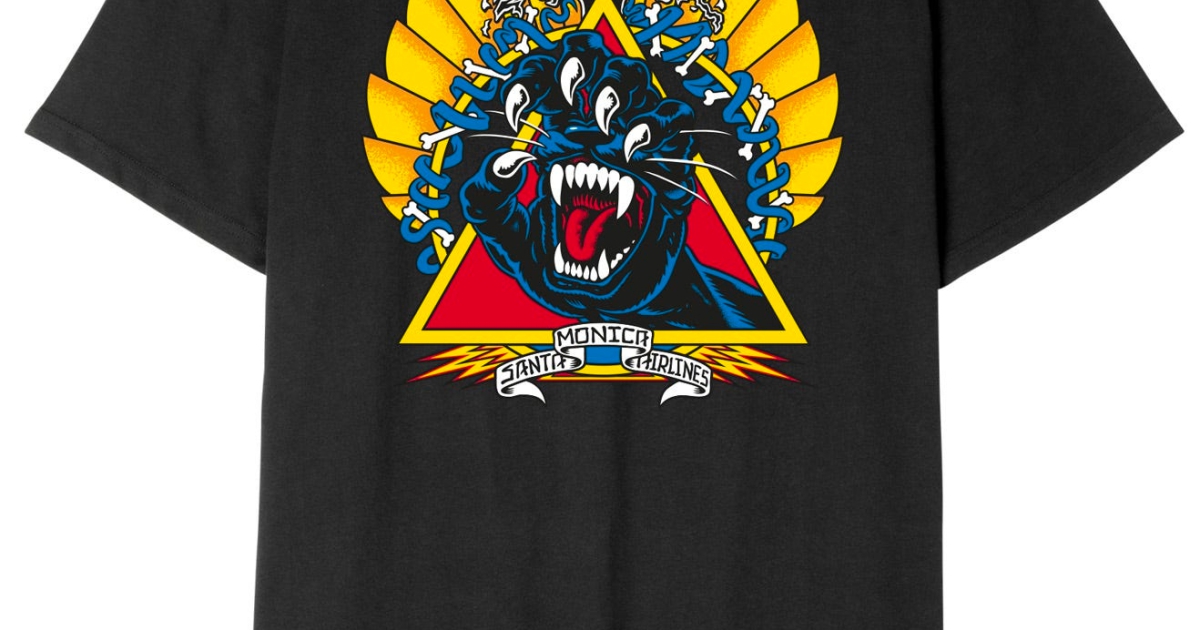 Santa Cruz Natas Screaming Panther T-Shirt - Shop online