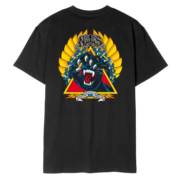 SANTA CRUZ NATAS SCREAMING PANTHER T-SHIRT BLACK