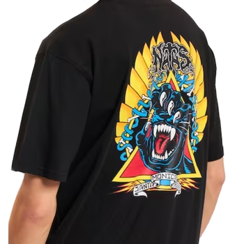 SANTA CRUZ NATAS SCREAMING PANTHER T-SHIRT BLACK