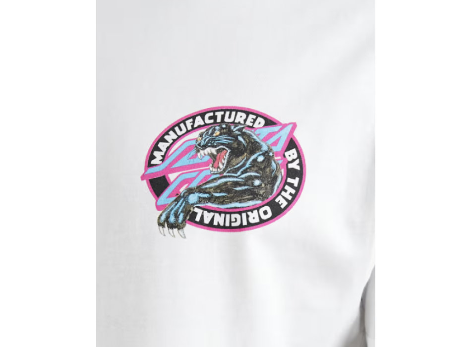 SANTA CRUZ NATAS SKETCH PANTHER T-SHIRT WHITE