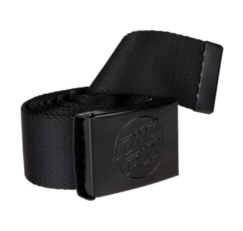 SANTA CRUZ OPUS DOT EMBOSS BELT BLACK