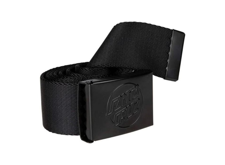 SANTA CRUZ OPUS DOT EMBOSS BELT BLACK