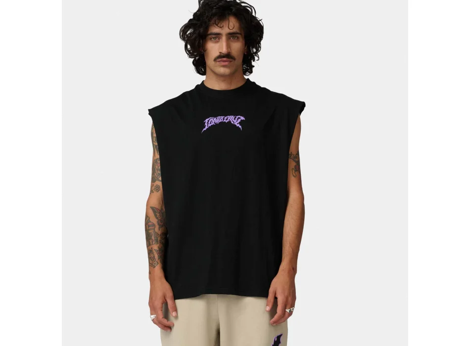 SANTA CRUZ PARTIAL DOT VEST BLACK/MINT