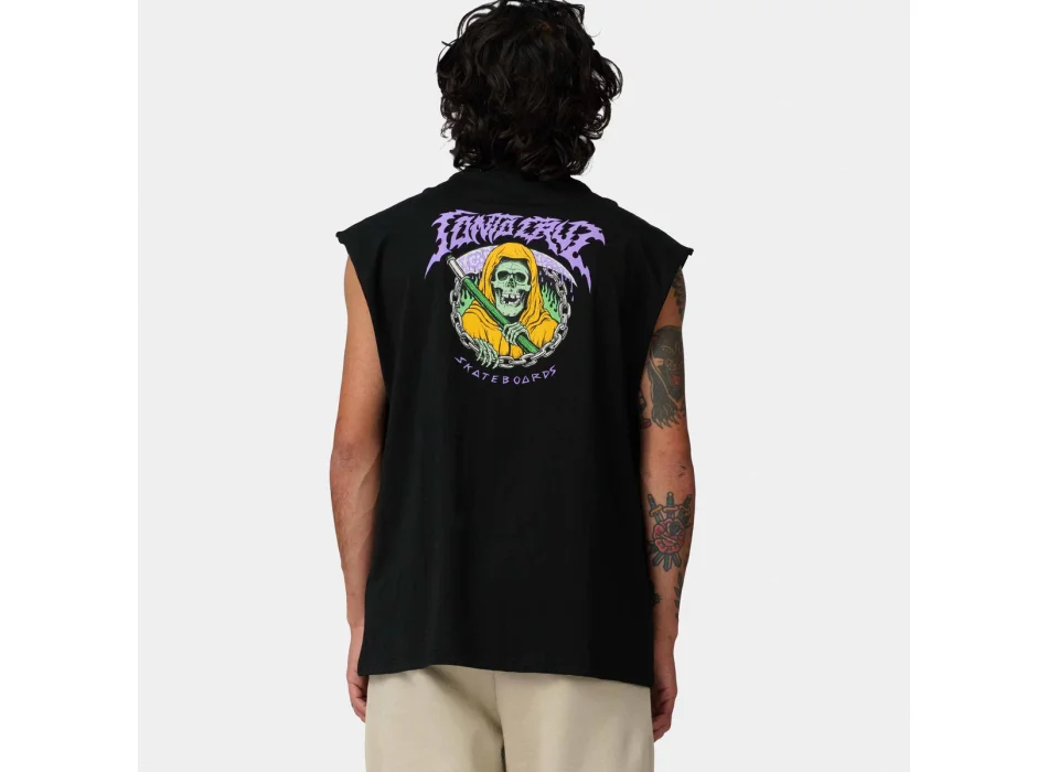 SANTA CRUZ PARTIAL DOT VEST BLACK/MINT