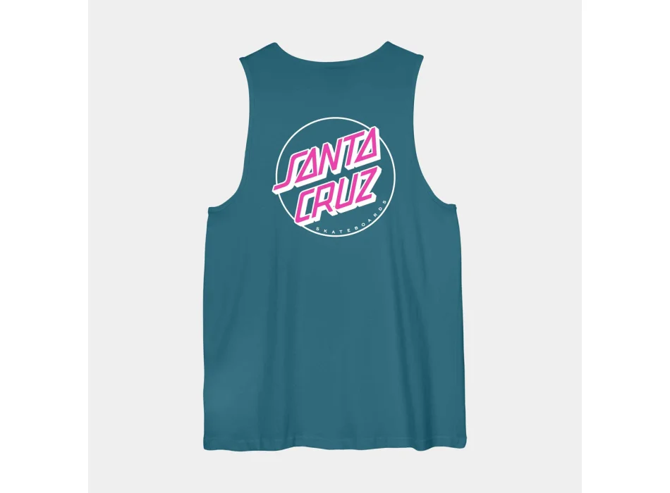SANTA CRUZ PARTIAL DOT VEST TEAL